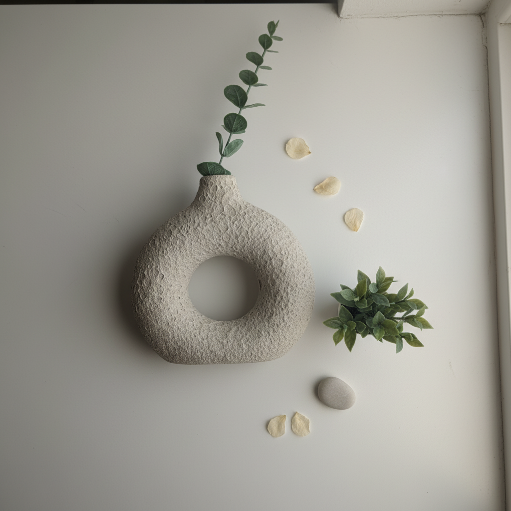 Luna vase flat lay