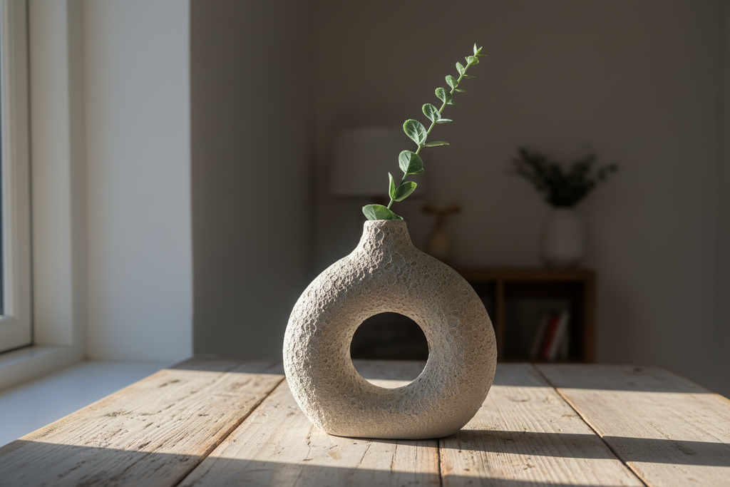 Luna vase rustic styling