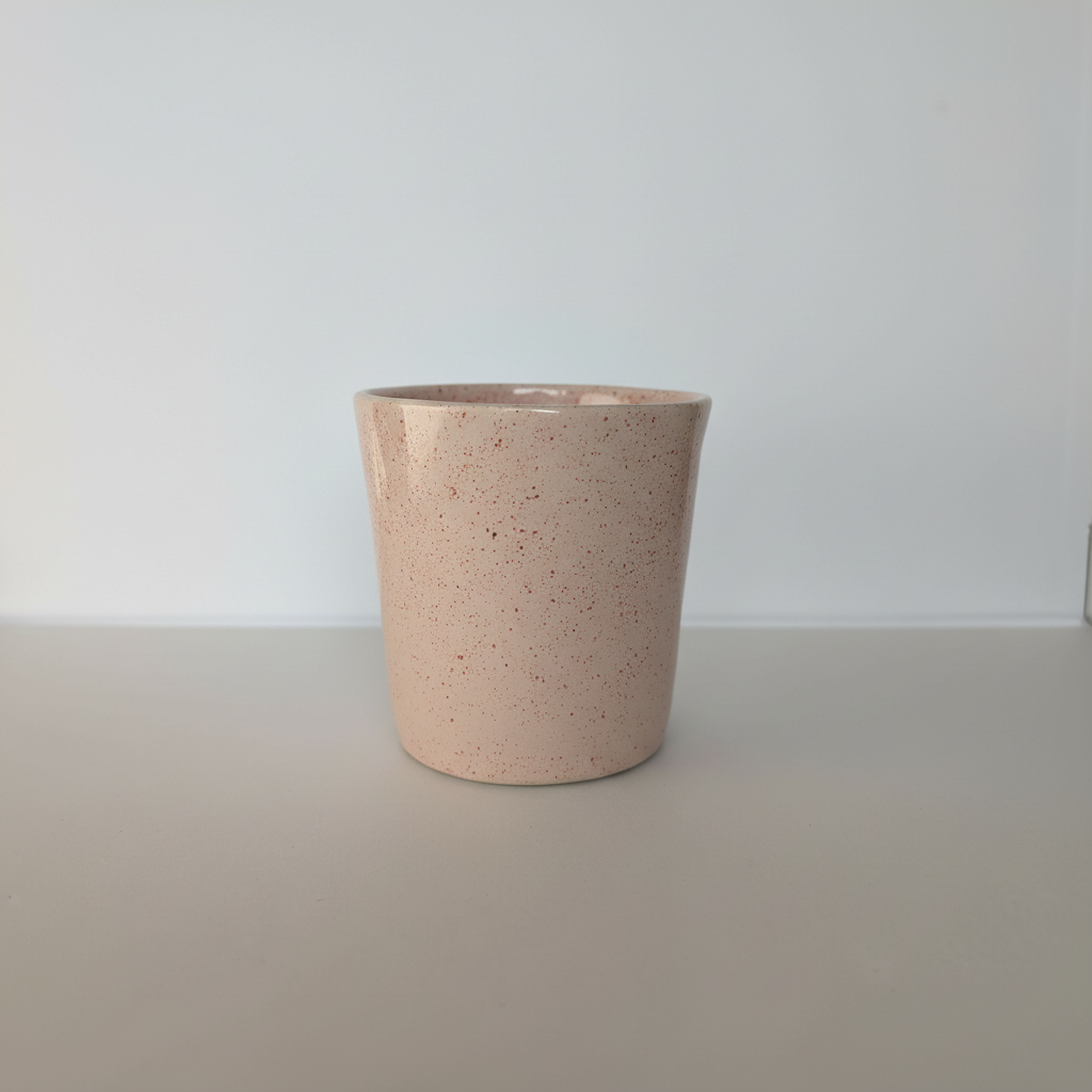 Nærbillede pink krus